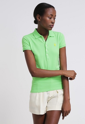 Lysegrøn polo shirt