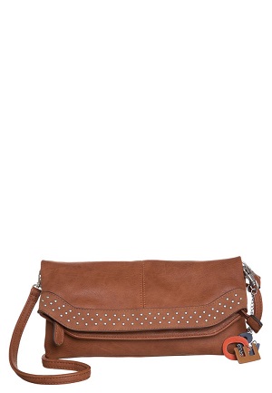 Brun clutch til strandtur