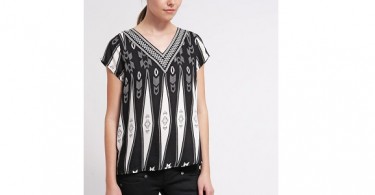Toppe med print forside