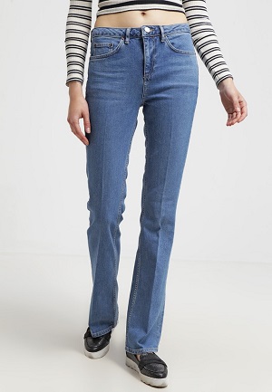 Cowboy blå jeans til kvinder