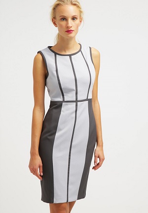 Hvid og sort Dorothy Perkins kjole