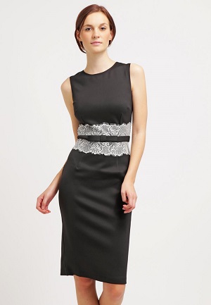 Sort stribet Dorothy Perkins kjole
