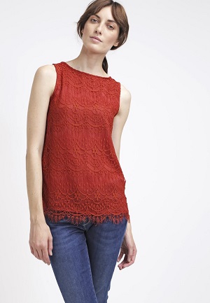 Dorothy Perkins top i orange
