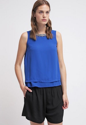 Flot og blå Dorothy Perkins top