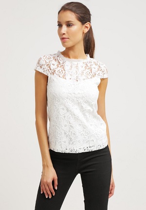 Hvid Dorothy Perkins t-shirt