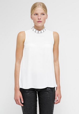 Hvid Dorothy Perkins top