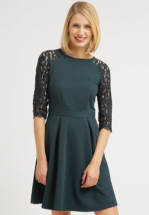 Mørke grøn Dorothy Perkins kjole