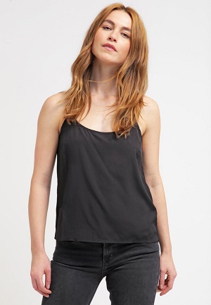 Sort og billig top fra Vero Moda