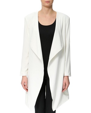 Hvid cardigan