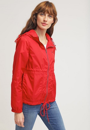 Hilfiger Denim rød sommerjakke